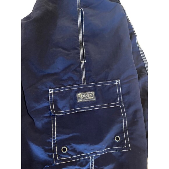 Polo Ralph Lauren Swim Trunks Mens S Blue Swim Drawstring Mesh Lined Red Pony - Picture 4 of 16